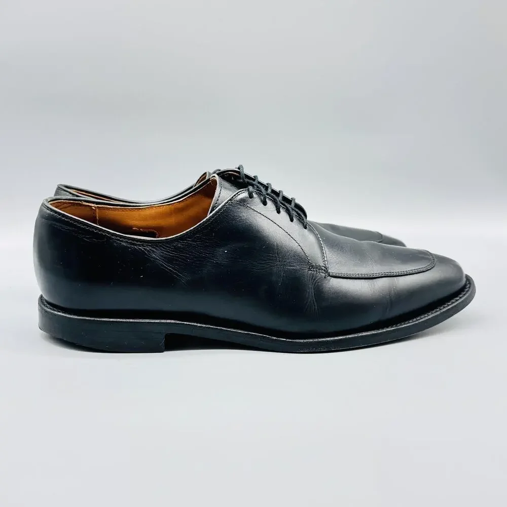 Allen Edmonds Shoes Men 10 Black Delray Leather Dress Oxford Casual Comfort USA